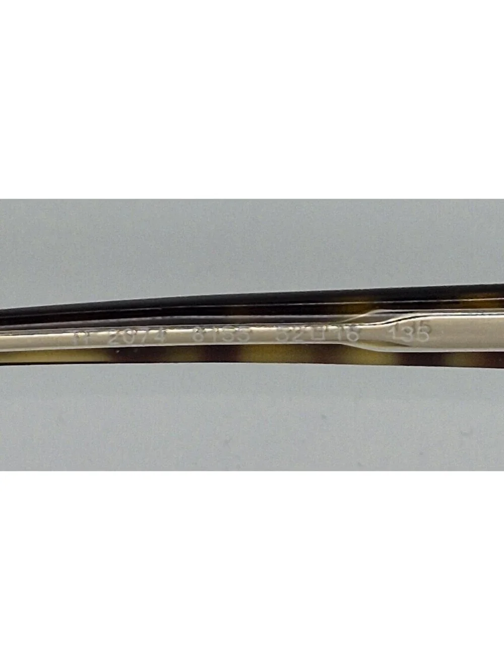 TIFFANY & CO TF 2074 8155 Eyeglasses Havana Gold Full Rim 52-16-135 Italy